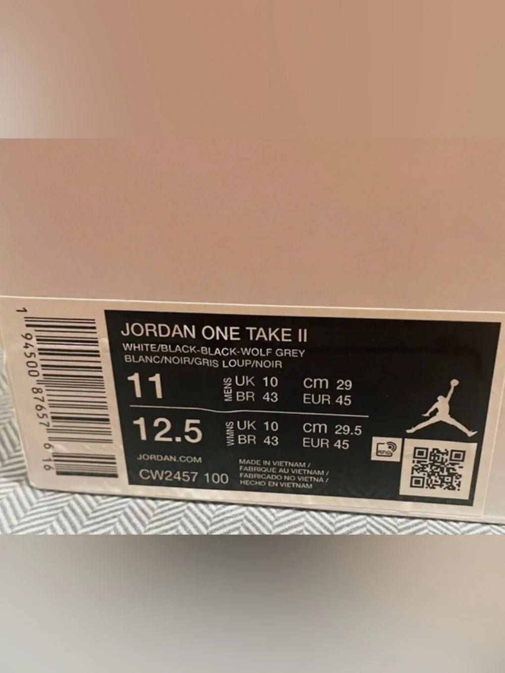 Jordan One Take II Mens